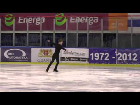 5 Milosz WITKOWSKI POL SP Junior Men  ISU WDT 2016 Gdansk