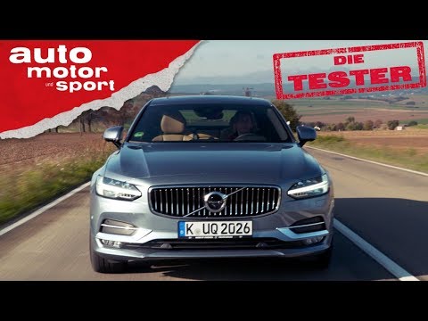 Volvo S90 D5: Alex Bloch hinter schwedischen Maschinen - Die Tester | auto motor und sport