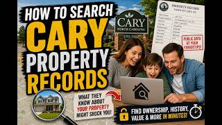 How to search Cary property records