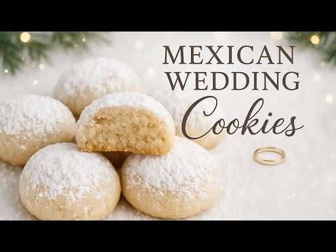 Mexican Wedding Cookies Recipe (Buttery Pecan Snowball Cookies)