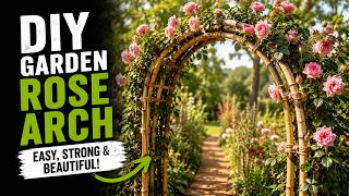 DIY Garden Arch from Bamboo and Twine:The Complete Beginner's Guide to Building a Handcrafted Garden