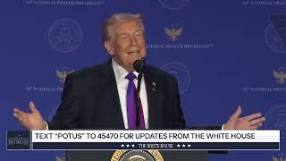 President Trump Attends the National Prayer Breakfast