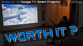 Boldever H2 Google TV Projector Review — 4K Support, Auto Keystone & Streaming Tested