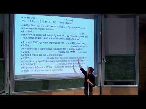Bertrand Eynard - An overview of the topological recursion