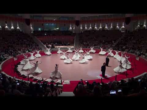 Sema Ceremony: the start of Whirling Dervishes Dance.