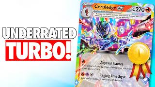 1ST PLACE! Ceruledge ex is Best TURBO Pokemon Deck?!