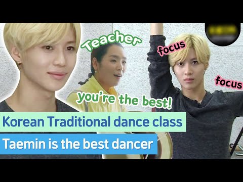 Best dancer Taemin!🕺 Taemin get compliments from the teacher!