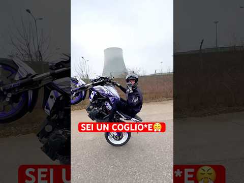 IMPARA AD IMPENNARE!🤬 #yamaha #mt07 #biker #impennate #moto #crash #angrypeople #bikelife