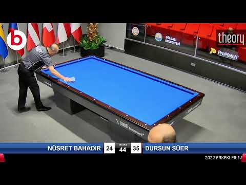 NÜSRET BAHADIR & DURSUN SÜER Bilardo Maçı - 2022 ERKEKLER 1.ETAP-11.TUR