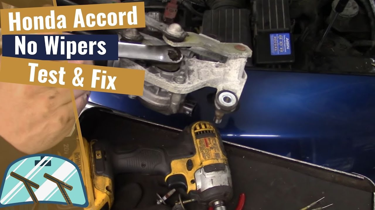 Honda Accord: No Wipers - Diagnose & Repair