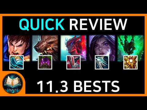 11.3 Patch TOP 7 OP Builds (Quick Review)
