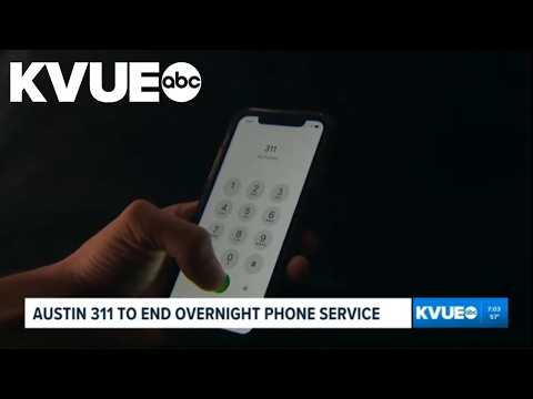 Austin 311 call center to end overnight phone service starting ...