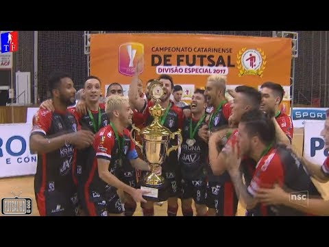 JEC CAMPEÃO! Gols Concórdia X Joinville | FINAL | Jogo de Volta | Catarinense de Futsal 2017
