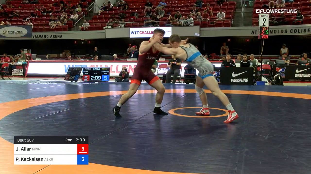 79 Kg Final Jake Allar Minnesota Regional Training Center Vs Parker Keckeisen Askren Wrestling Aca