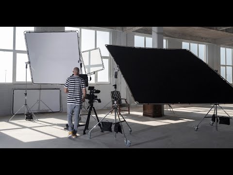 Video showing the range of Manfrotto Pro Scrims in use