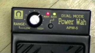Video thumbnail for ARTEC POWER WAH EFFECT PEDAL DEMO by chatreeo