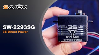 SW-2293SG BRUSHLESS HiVOLT 3S Digitální servo WATERPROOF (75kg-0,11s/60°)