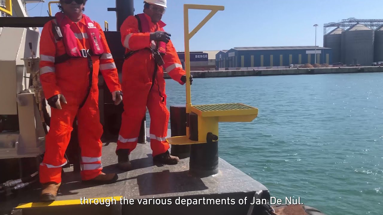 IADC Safety Award 2021 winner - dredging contractors: Jan de Nul – Bollard Step