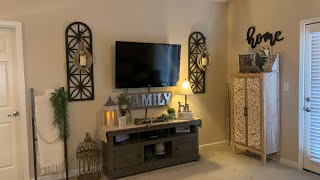 NEUTRAL LIVING ROOM AREA DECOR | NEUTRAL DECOR | DECORATING FOR WINTER | TRANSITION TO WINTER DECOR