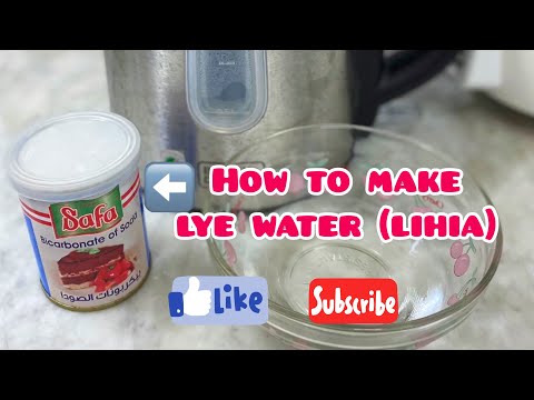 LYE WATER  How to make | LIHIA (Kutsinta/ Suman sa Lihiya)lJhayzel's Channel