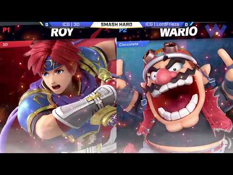ICG | 3D (Roy) VS ICG | LordFrieza (Wario) WR3 - Smash Hard Ultimate Weekly 19