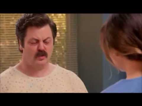 Parks and Rec - Ron Swanson's sick part 2(Ron's Hospital form)