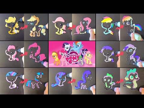 My Little Pony Growing Up Pancake Art Challenge