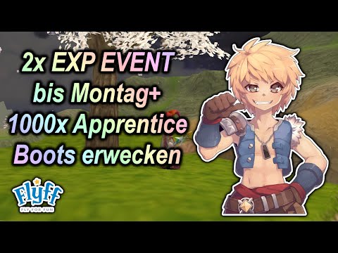 Let's Play Flyff [Ringmaster, Level 118-M] #1221 - 2x EXP EVENT + 1000x Apprentice Boots erwecken