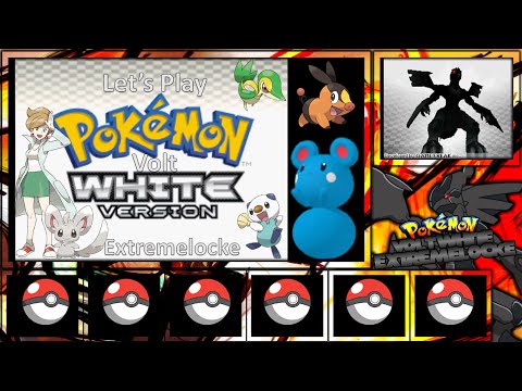 Let's Play Pokemon Volt White Extremelocke:  Part 1 - The Intensity Of Unova