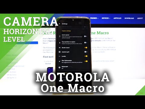 How to Enable Camera Leveler in Motorola One Macro – Disable Camera Leveler Feature