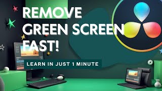 Davinci Resolve, How to easily and quickly remove a Green Screen