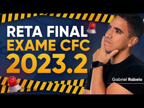 EXAME CFC 2023.2: FALTAM MENOS DE 40 DIAS! AINDA DÁ TEMPO DE ESTUDAR?