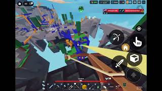 Aery 16v16 gameplay (Roblox Bedwars)