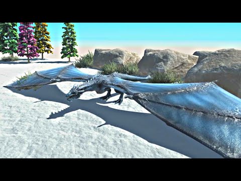 New Ice Dragon (skin) VS All Factions - Animal Revolt Battle Simulator