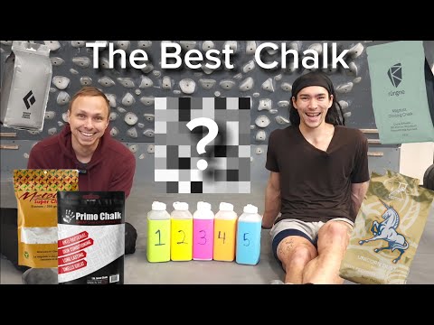 Blind Testing 5 Climbing Chalks to Find the Best (Including Rugne) feat. @calebjross