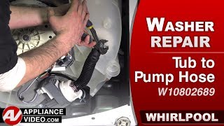 Whirlpool Washer Leaking Water - Tub to Pump Hose Repair