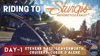 Sturgis Motorcycle Rally | Day 1 | Marysville to Coeur d'Alene