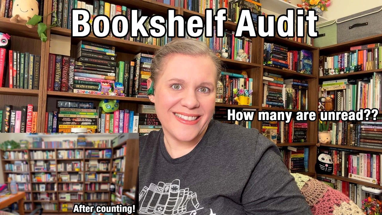 How Many Books Are Unread on These Shelves? Bookshelf Audit Time!