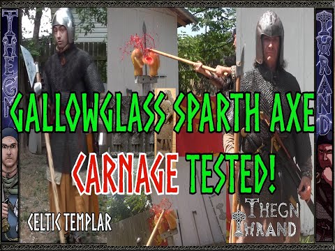 Gallowglass Sparth Axe Carnage Tested for @celtictemplar