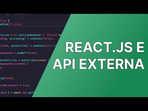INTEGRANDO API EXTERNA NO REACT.JS