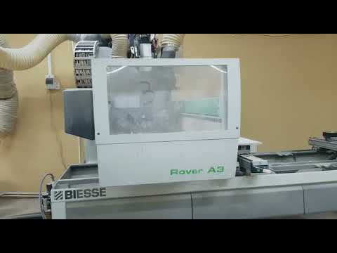 Видео Biesse Rover A 3.30 обрабатывающий центр с ЧПУ