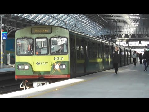 Irish Rail 8300 Class Dart Train 8331 - Pearse Station, Dublin