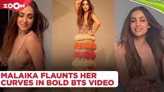 Malaika Arora shares BTS video of her bold photoshoot flaunting her curves in backless gown
