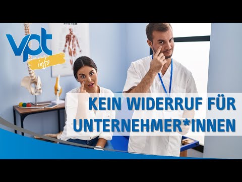VPTinfo: Kein Widerrufsrecht für Unternehmer*innen