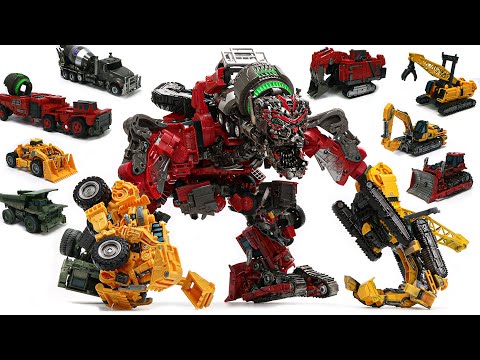 Transformers Movie 2 Rotf Studio Series Constructicon Devastator Combin 8 Vehicles Robot Toys