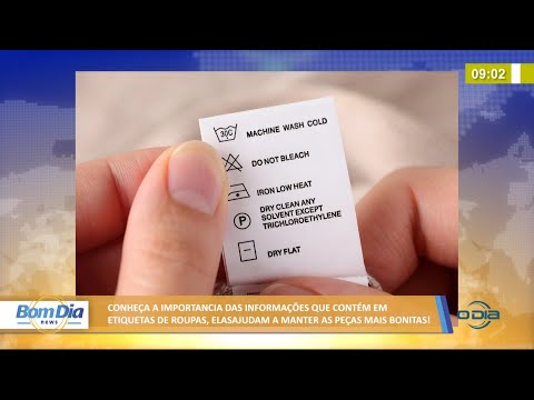Conheça as informações contidas nas etiquetas de roupas 28 06 2021