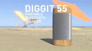 KitSound Diggit 55 Bluetooth Outdoor Speaker (2-Pack)