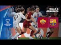 HIGHLIGHTS | AS Roma vs. Barcelona -- UEFA Women's Champions League 2022-23 (Italiano)