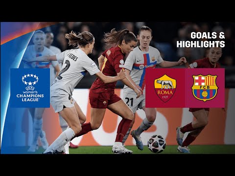 HIGHLIGHTS | AS Roma vs. Barcelona -- UEFA Women's Champions League 2022-23 (Italiano)