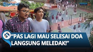 KESAKSIAN HORROR Siswa SMAN 72 Jakarta saat Ledakan: Pas Mau Selesai Doa Langsung Meledak